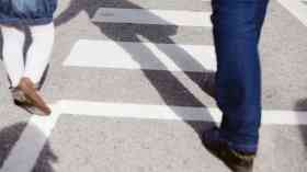 Child and dad walking