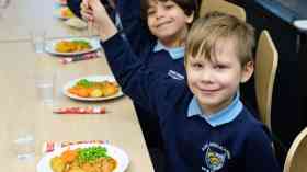School children eating, credit School Food Matters