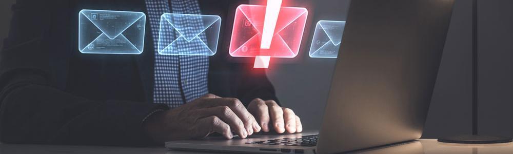 Man at a laptop