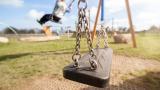 Child on swing