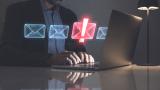 Man at a laptop