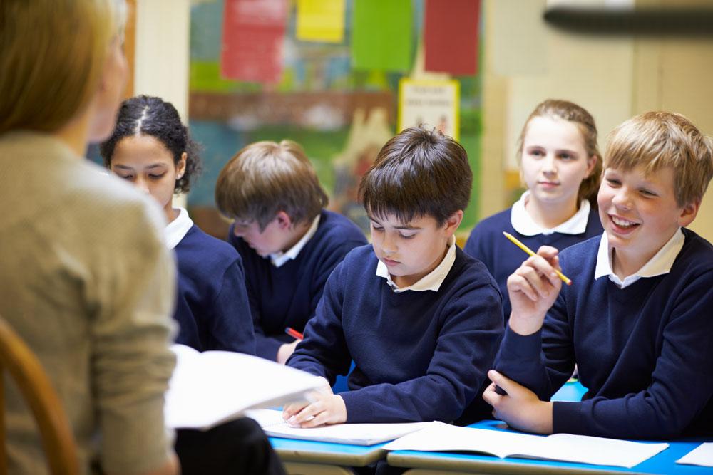 Children in classroom
